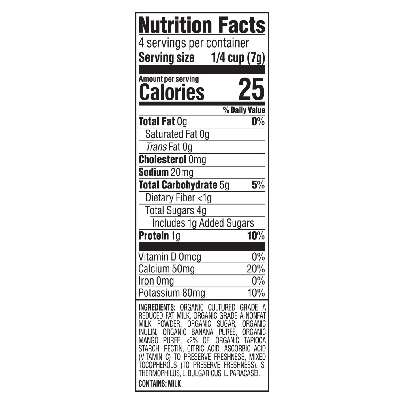 Happy Baby Organics Yogis Banana Mango & Yogurt Freeze-Dried Organic; image 9 of 10