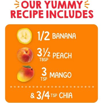 Happy Tot Organics Superfoods Stage 4 Organic Bananas Baby Food Pouch