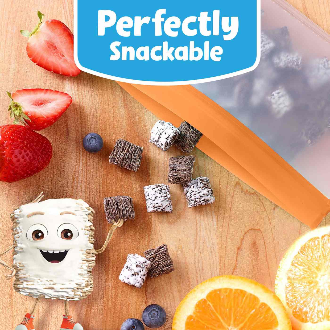 Kellogg's Frosted MiniWheats Little Bites Chocolate Cold Breakfast