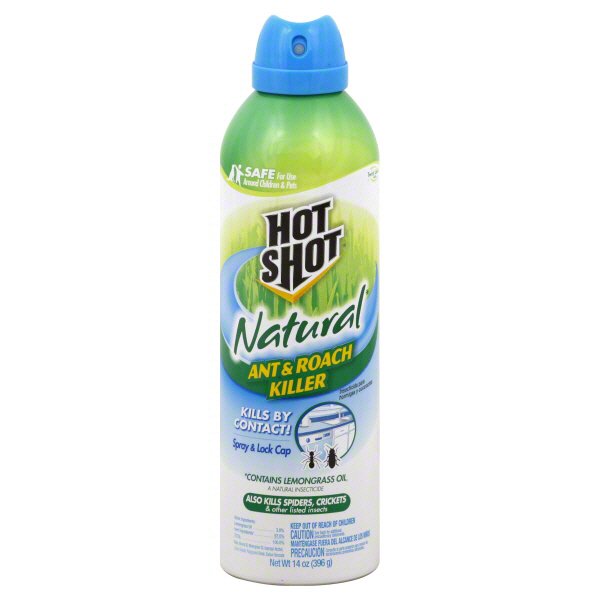 Hot Shot Natural Ant & Roach Killer Spray - Shop Insect ...
