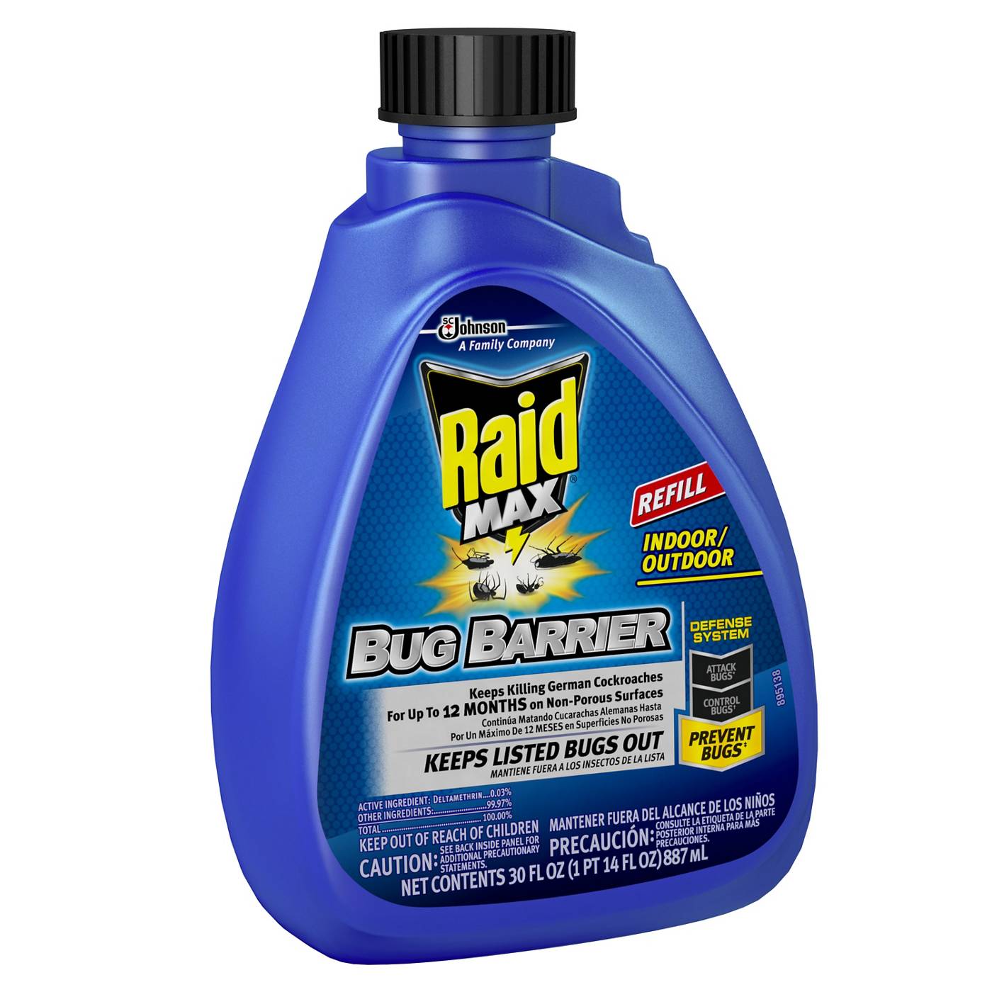 Raid Max Bug Barrier Trigger Refill Shop Insect killers at HEB