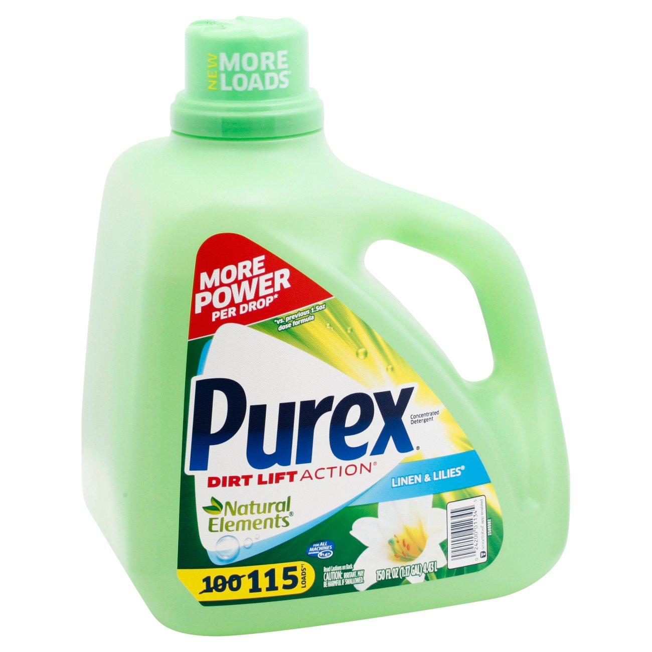 Purex® Ultra Concentrated Laundry Detergent, Mountain Breeze Scent, 150 Oz  Bottle, Case Of 4