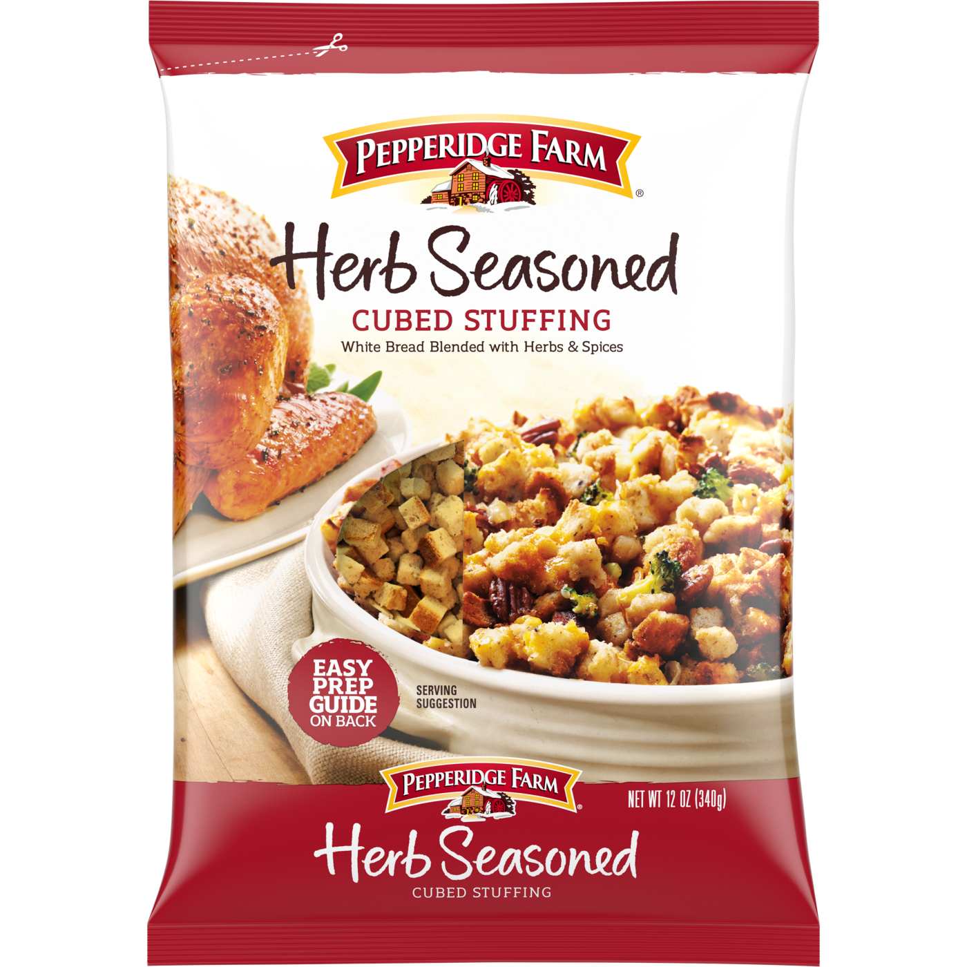 Pepperidge Farm Herb Seasoned Cubed Stuffing; image 1 of 6