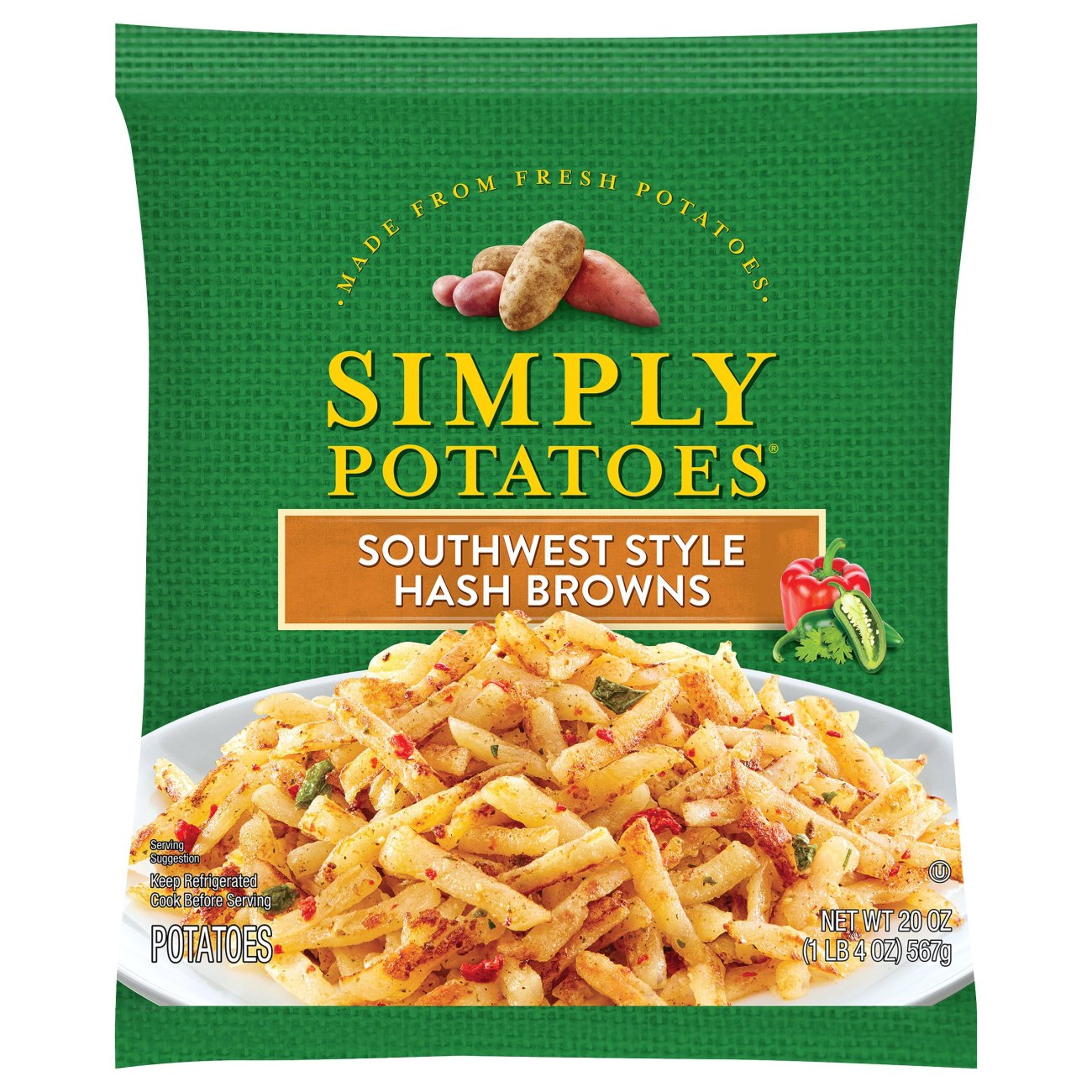 Simply Potatoes Southwest Style Hashbrowns Shop Potatoes & Carrots at HEB