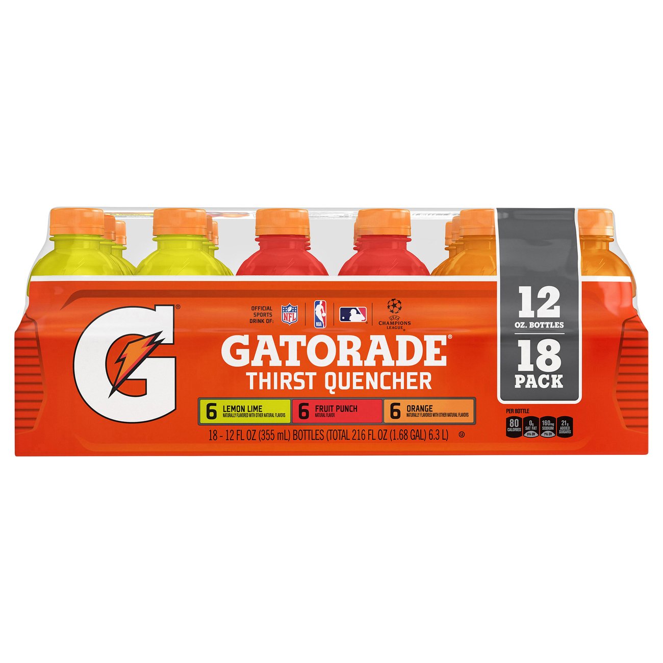 Gatorade Thirst Quencher Orange / 24 20 fl oz Bottles