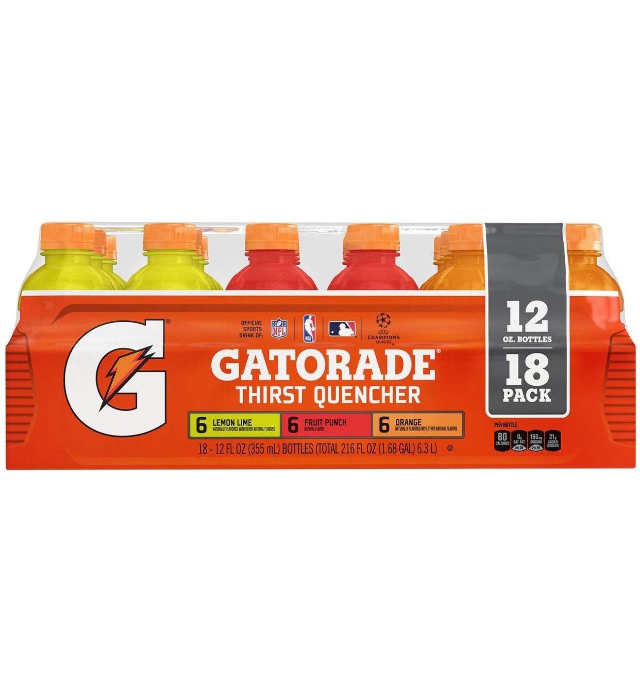 Gatorade Thirst Quencher Variety Pack 18 pk Bottles; image 1 of 2