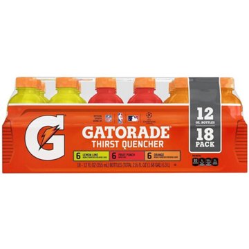 Gatorade Thirst Quencher Variety Pack 18 pk Bottles, 12 oz