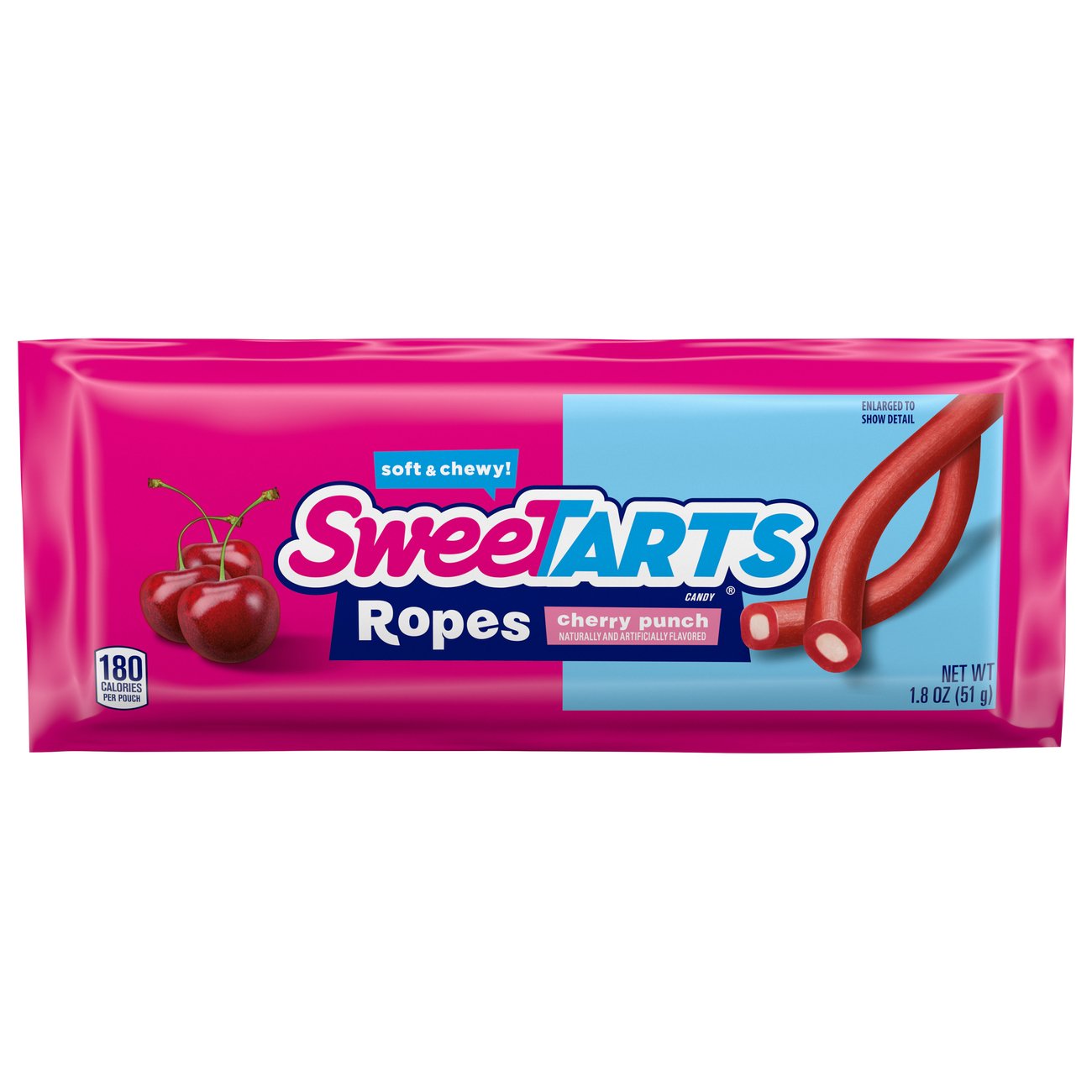 SweeTARTS Cherry Punch Soft & Chewy Candy Ropes Shop Candy at HEB