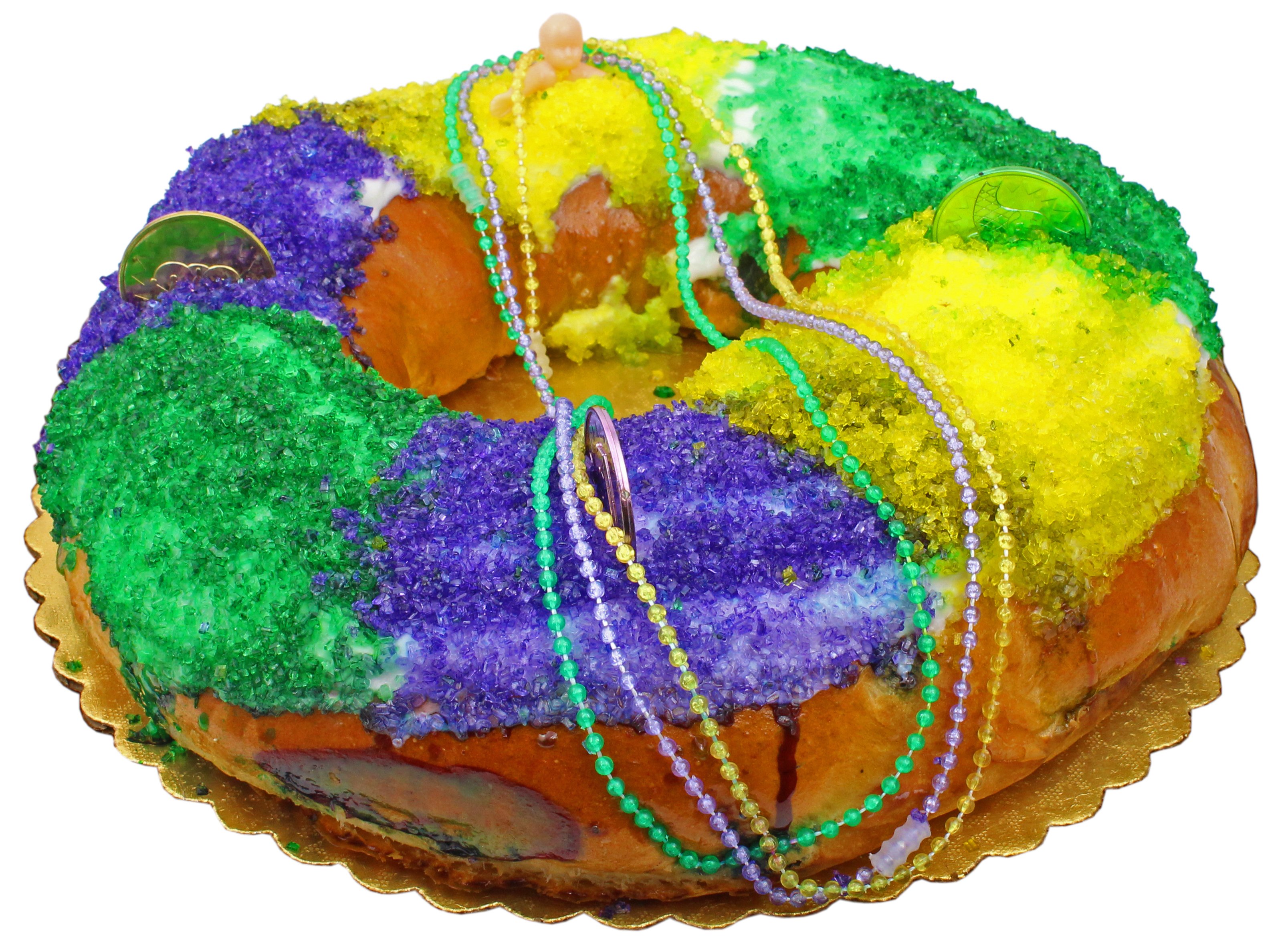 Central Market King Cake With Cream Cheese Filling Shop Croissants