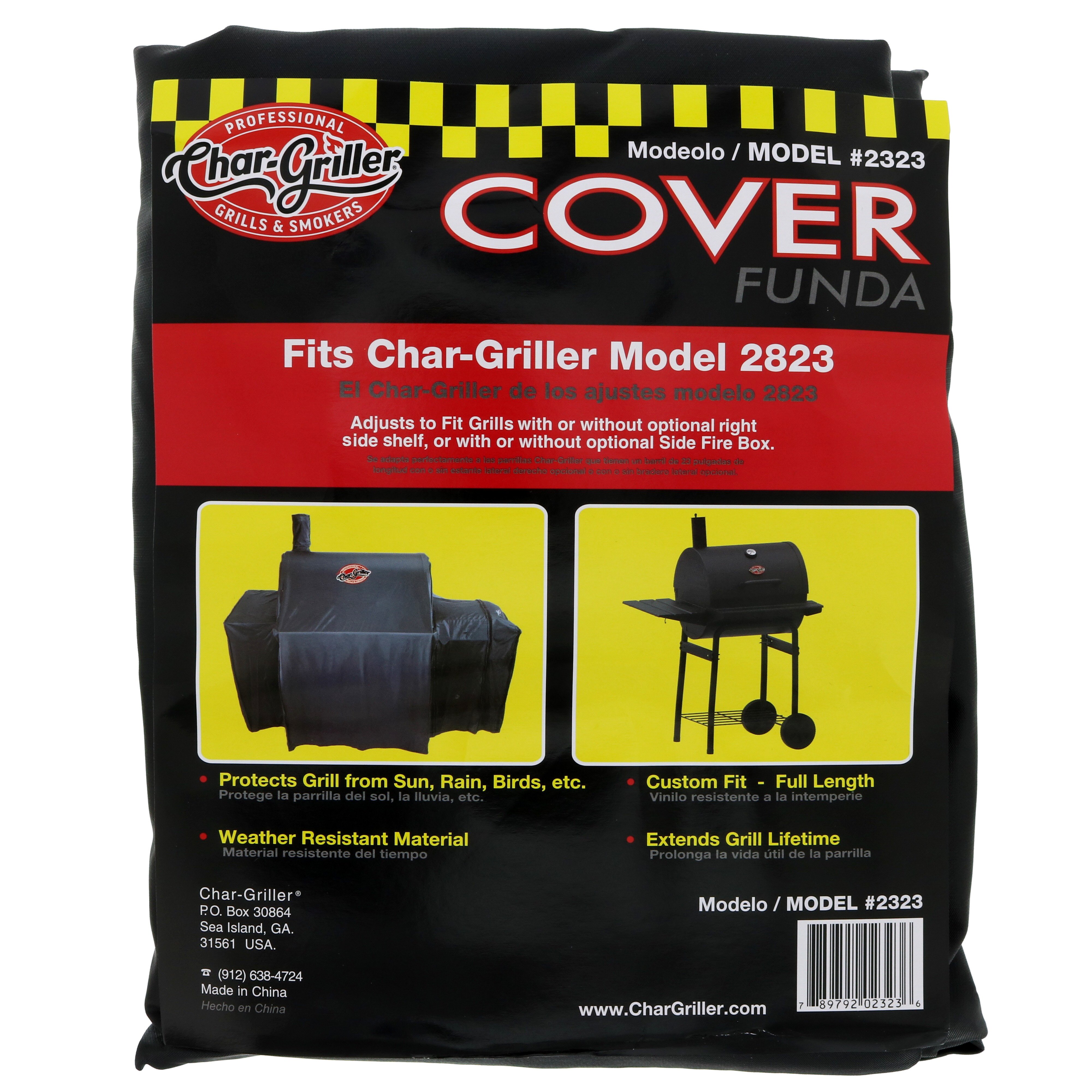 Char griller hotsell grill cover