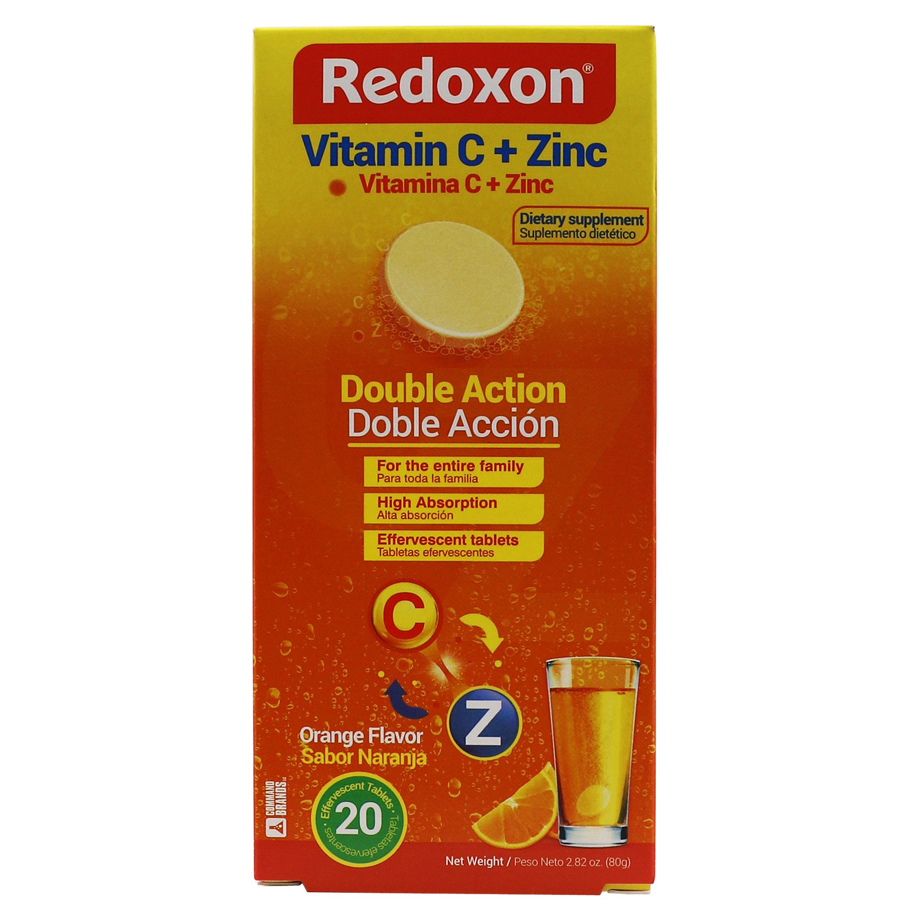 Redoxon Vitamin C Orange Flavored Effervescent Tablets Shop Vitamins A Z At H E B