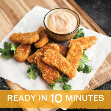 Gardein Vegan Frozen Seven Grain Crispy Plant-Based Chick'n Tenders, 9 oz