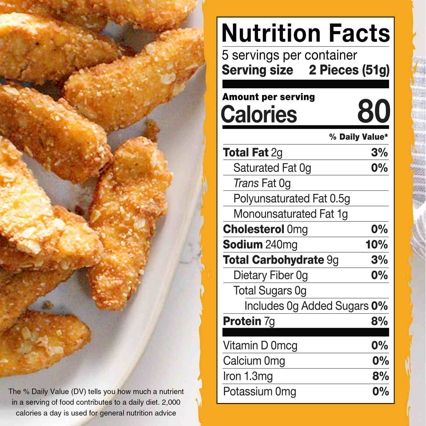 Gardein Vegan Frozen Seven Grain Crispy Plant-Based Chick'n Tenders; image 5 of 5