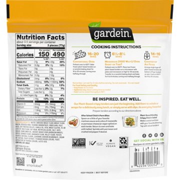 Gardein Vegan Frozen Seven Grain Crispy Plant-Based Chick'n Tenders, 9 oz
