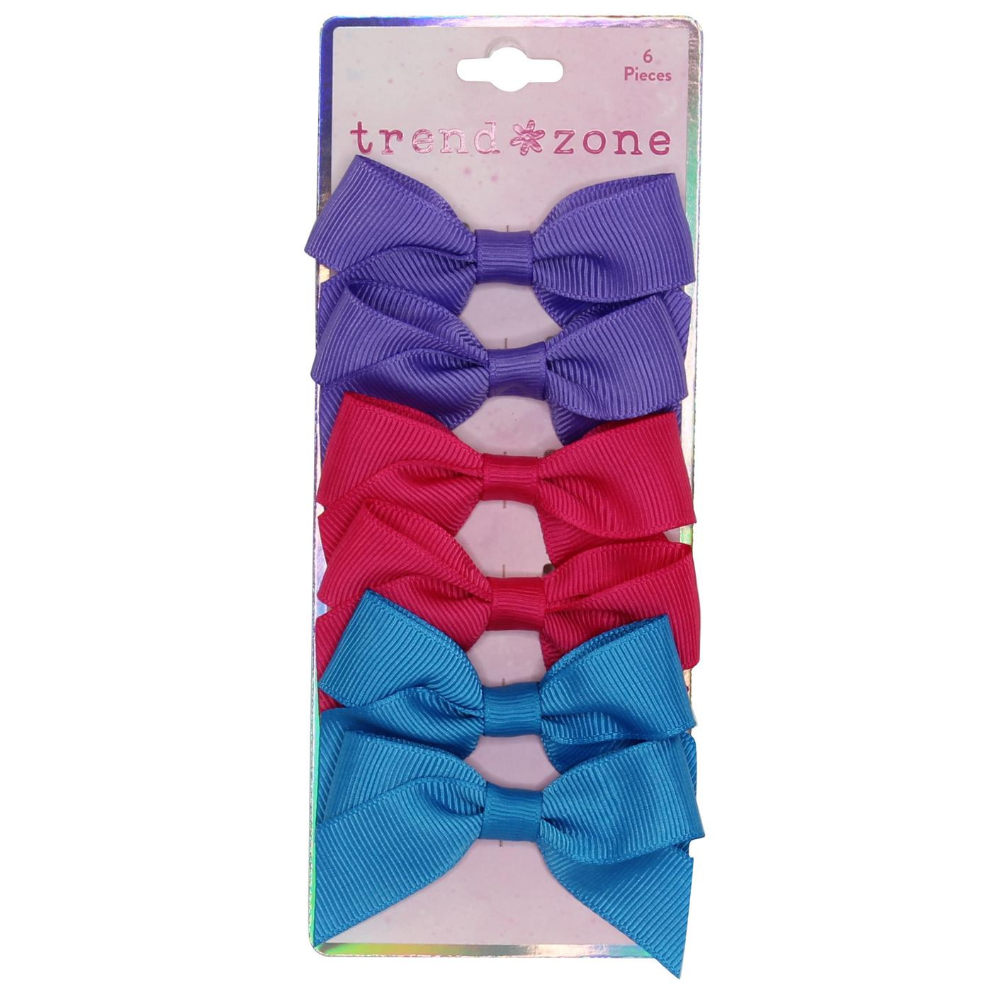 Trend Zone Ribbon Bow Barrette - Colors May Vary; image 2 of 3