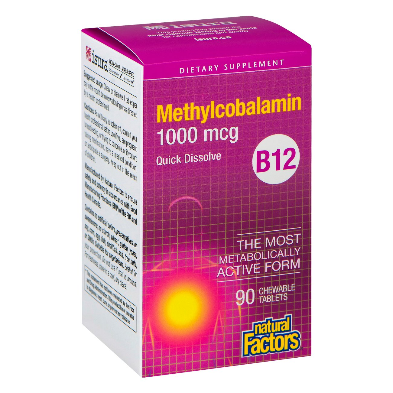 Natural Factors B12 Methylcobalamin 1000 Mcg - Shop Multivitamins At H-E-B