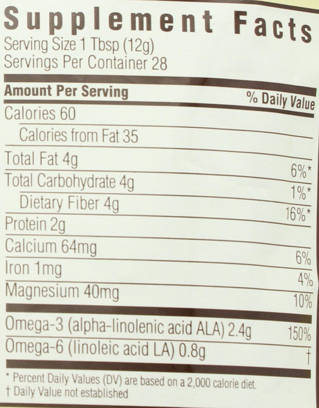 Spectrum Essentials Chia Seed Omega-3 And Fiber; image 2 of 2