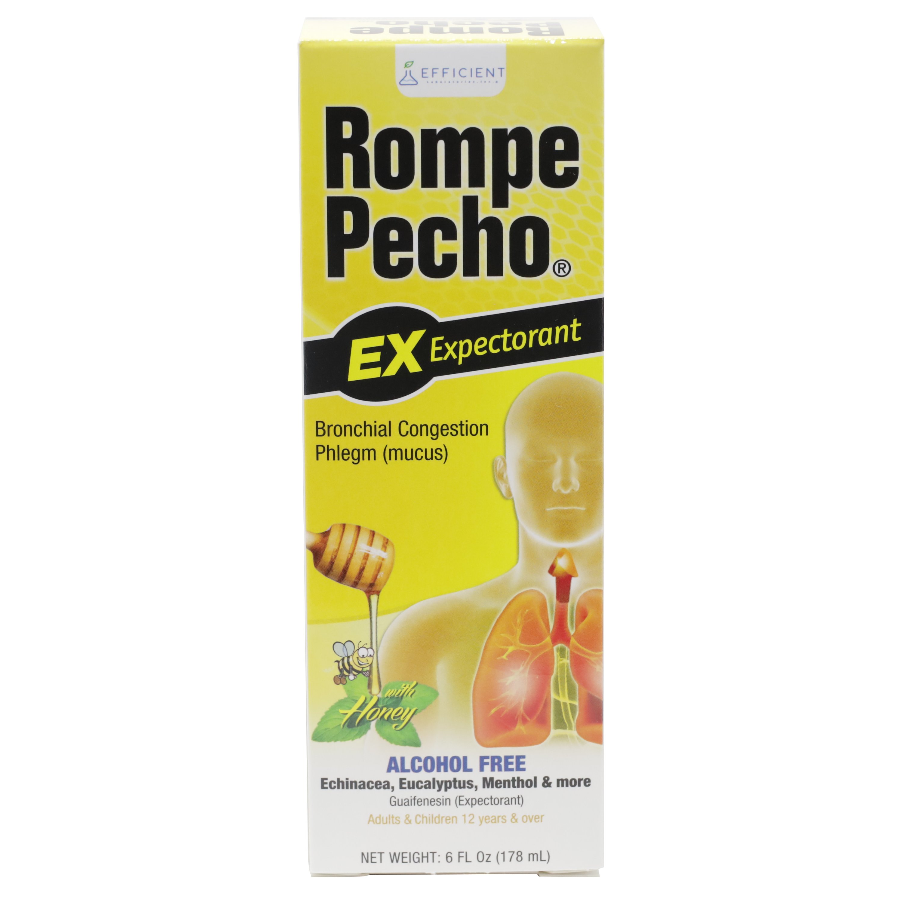 Rompe Pecho EX Cough Syrup Honey Shop Cough, Cold & Flu at HEB