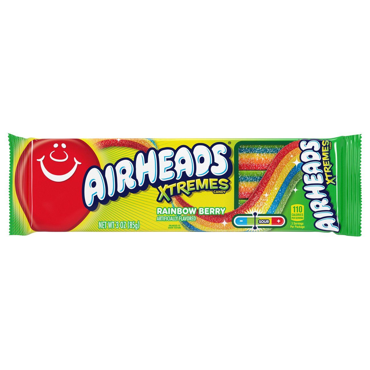 Airheads Xtremes Sour Rainbow Berry Candy Belts - Shop Candy at H-E-B