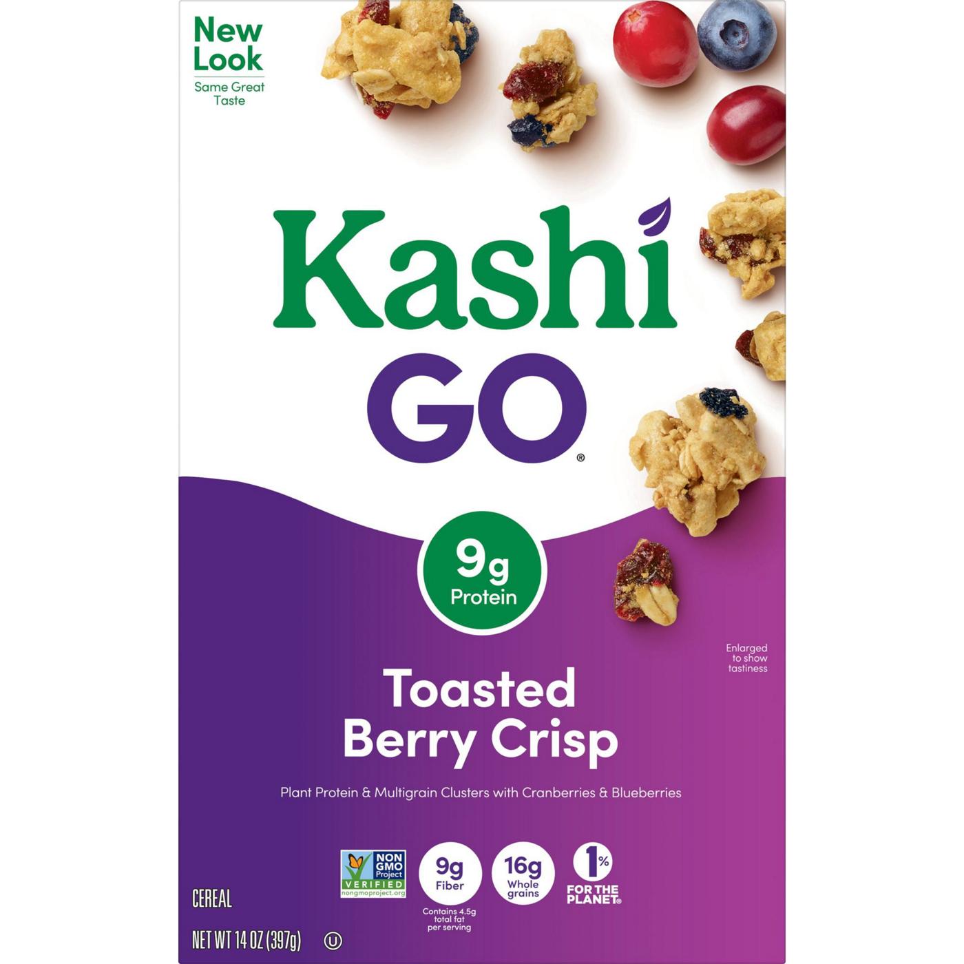 Kashi GO Toasted Berry Crisp Breakfast Cereal; image 1 of 8