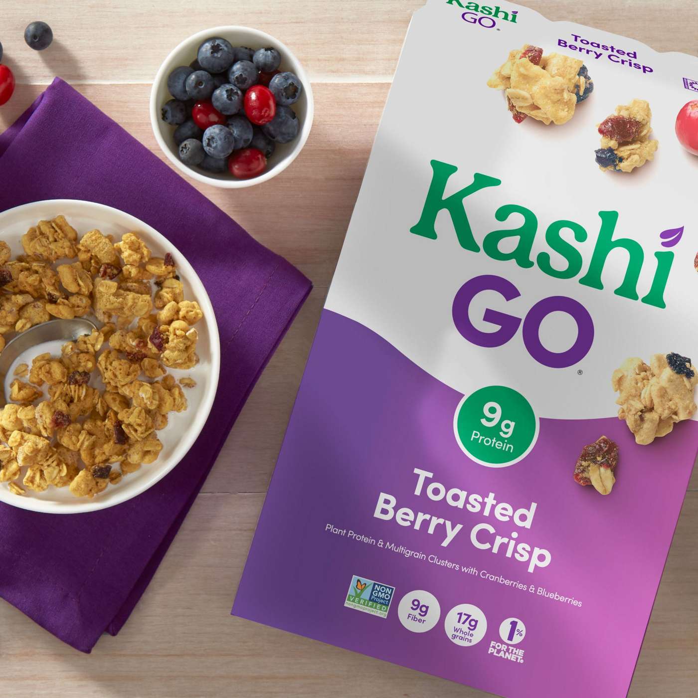 Kashi GO Toasted Berry Crisp Breakfast Cereal; image 8 of 8