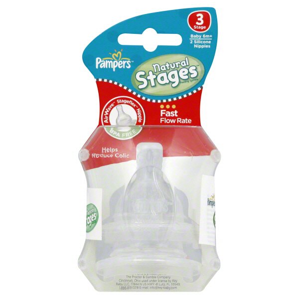 pampers bottles