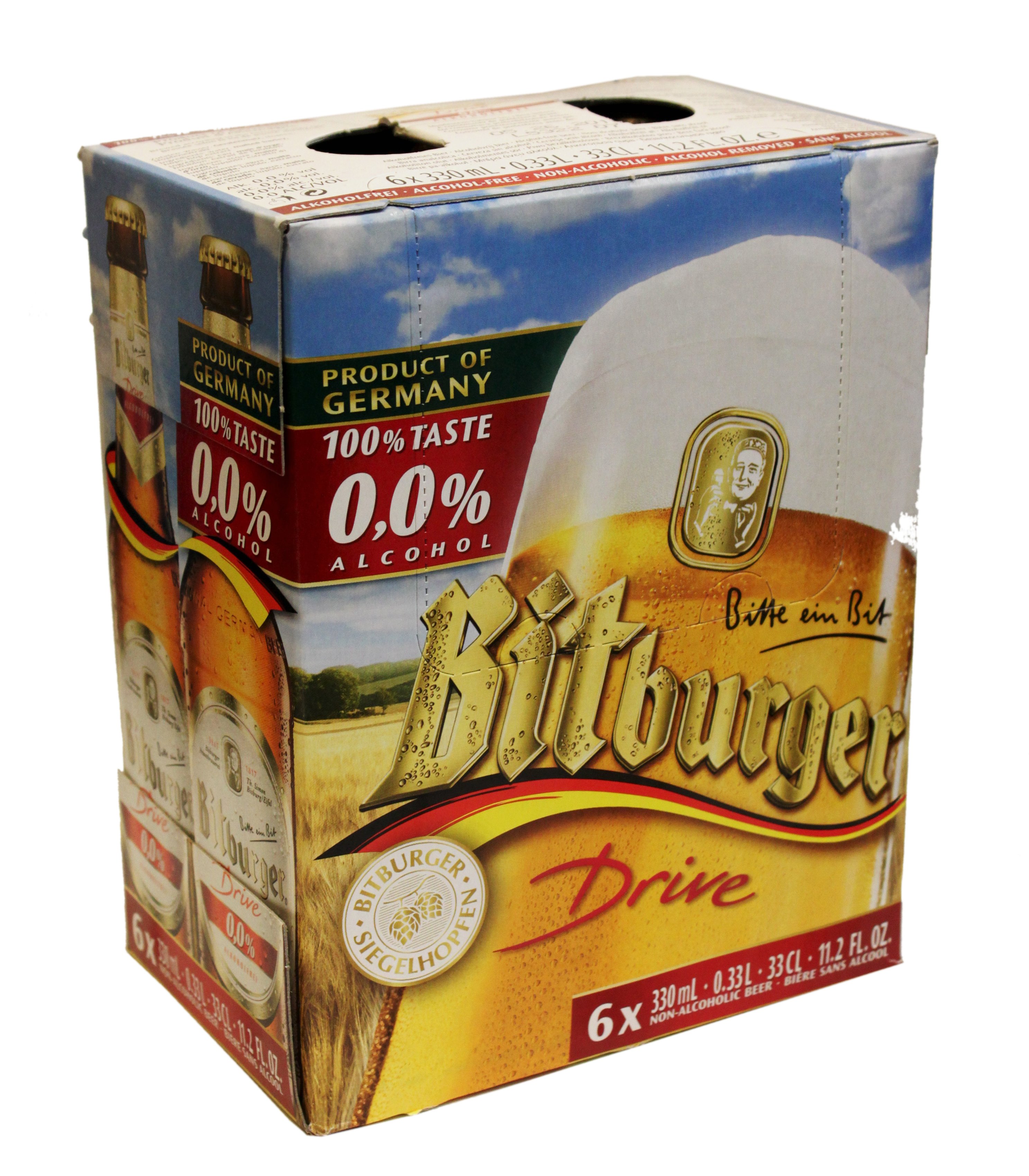 Bitburger Drive NonAlcoholic Beer, Glass Bottles Shop Beer & Wine at