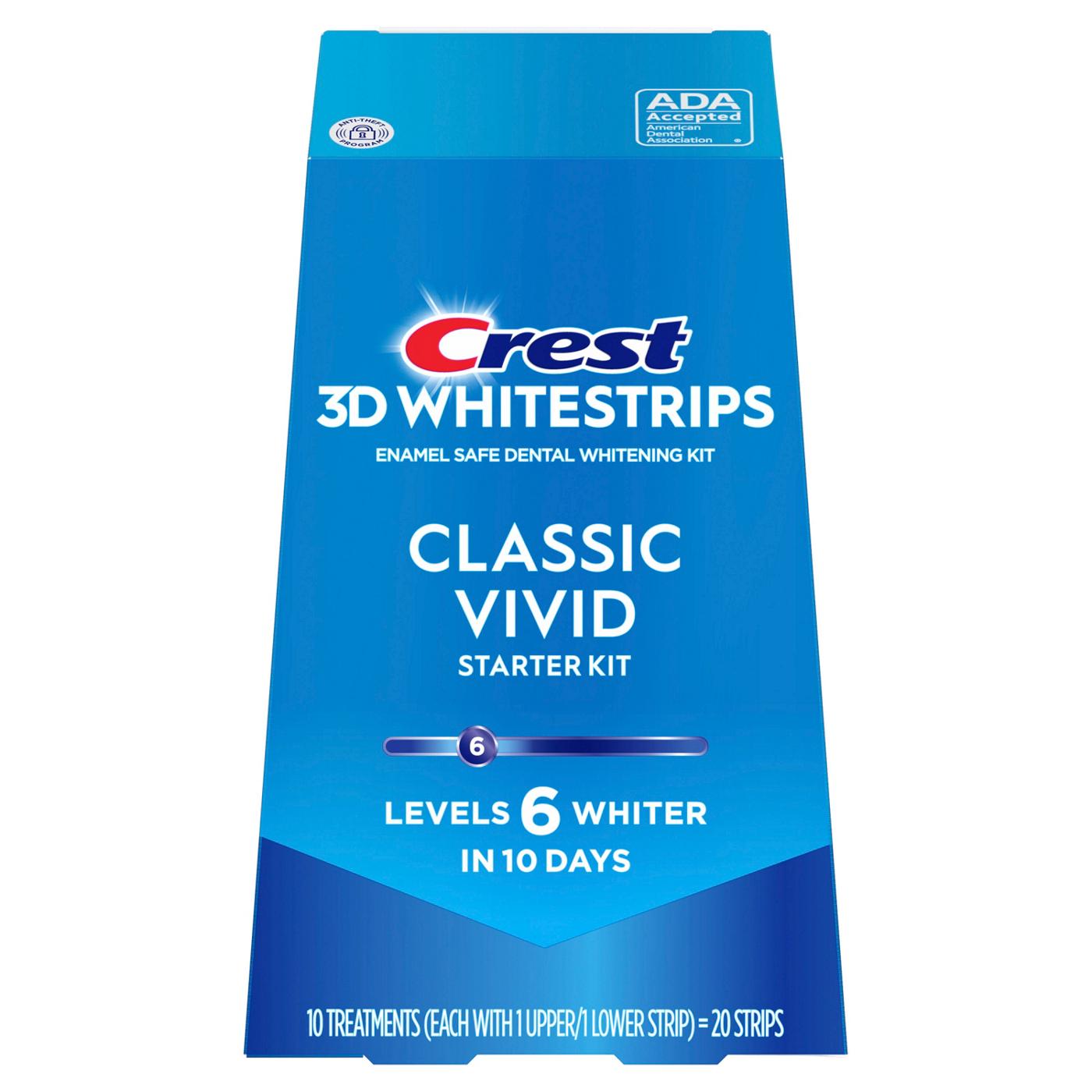 Crest 3DWhitestrips Dental Whitening Kit - Classic Vivid; image 1 of 7