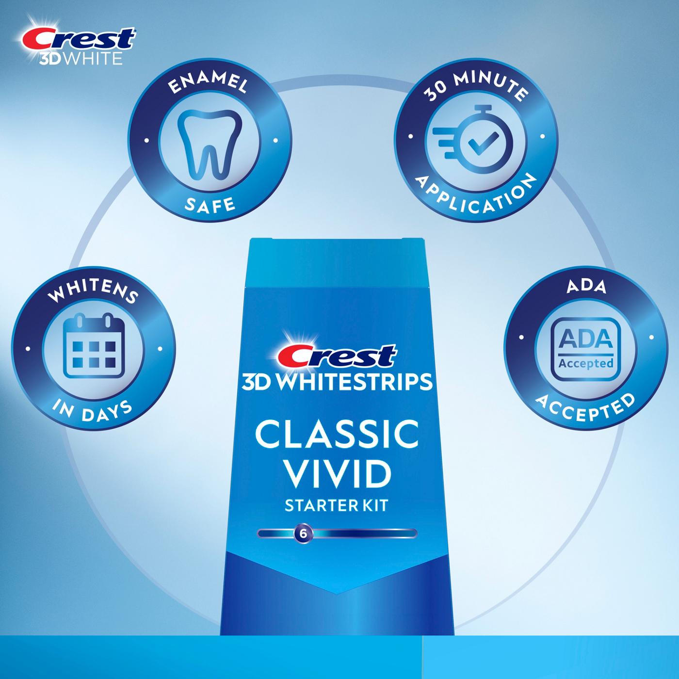 Crest 3DWhitestrips Dental Whitening Kit - Classic Vivid; image 3 of 7