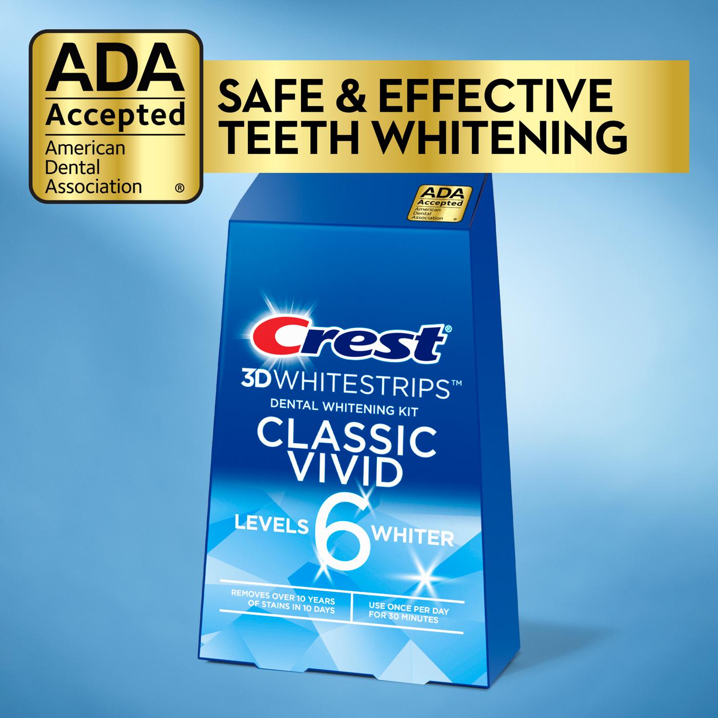 Crest 3DWhitestrips Dental Whitening Kit - Classic Vivid; image 7 of 7
