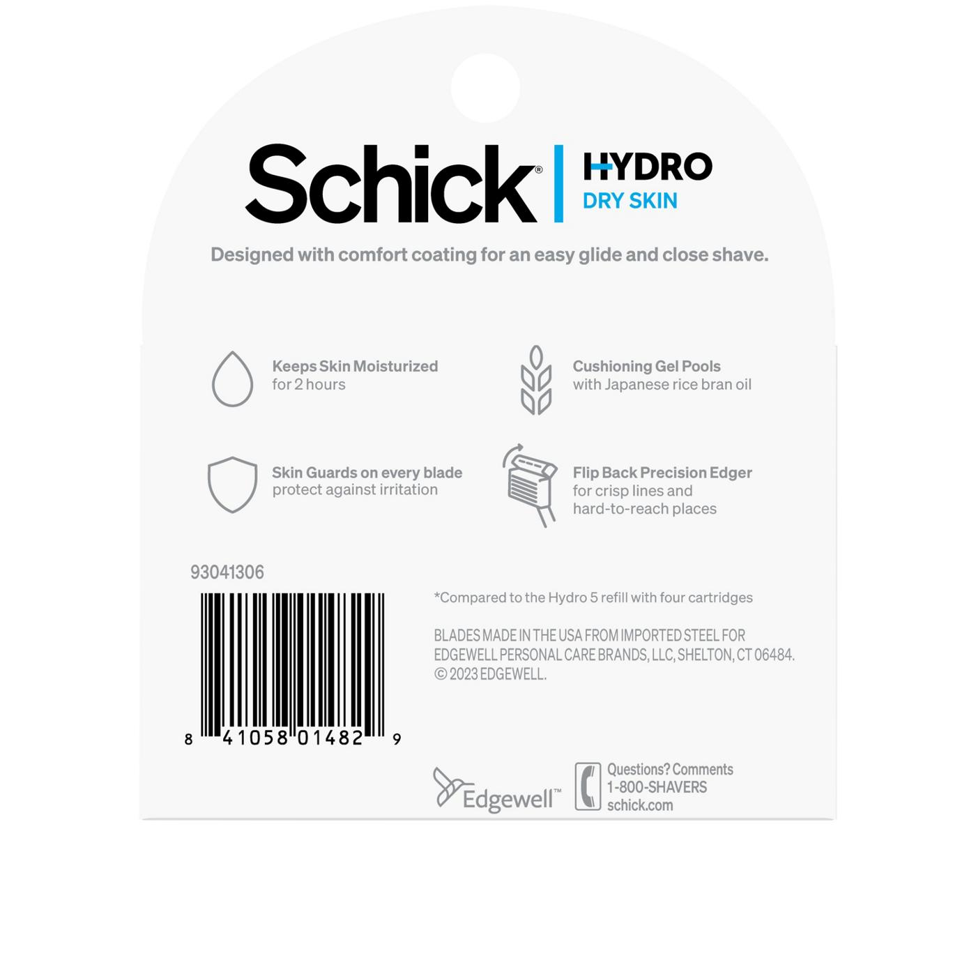 Schick Hydro Dry Skin Razor Blade Refills; image 2 of 2