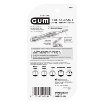 GUM Proxabrush Go-Betweens Cleaners - Moderate