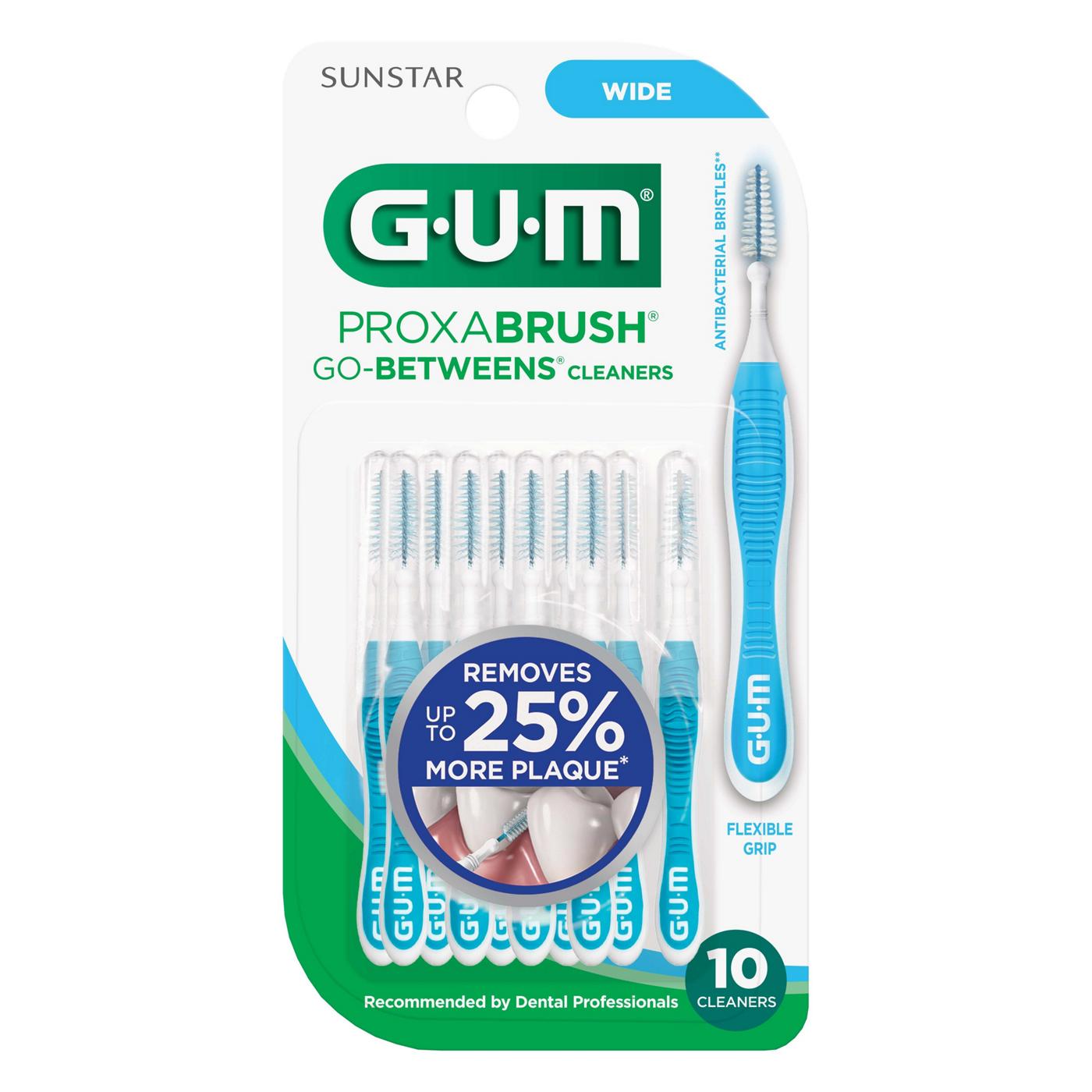 GUM Proxabrush Go-Betweens Wide Cleaners; image 1 of 4