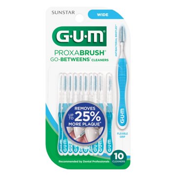 GUM Proxabrush Go-Betweens Wide Cleaners
