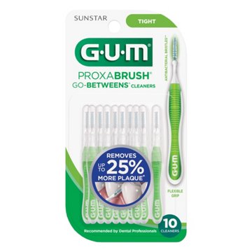 GUM Proxabrush Go-Betweens Cleaners - Tight, 10 ct