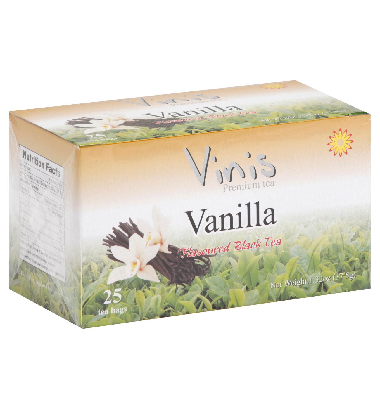 Vinis Vanilla Flavoured Black Tea Bags; image 1 of 2