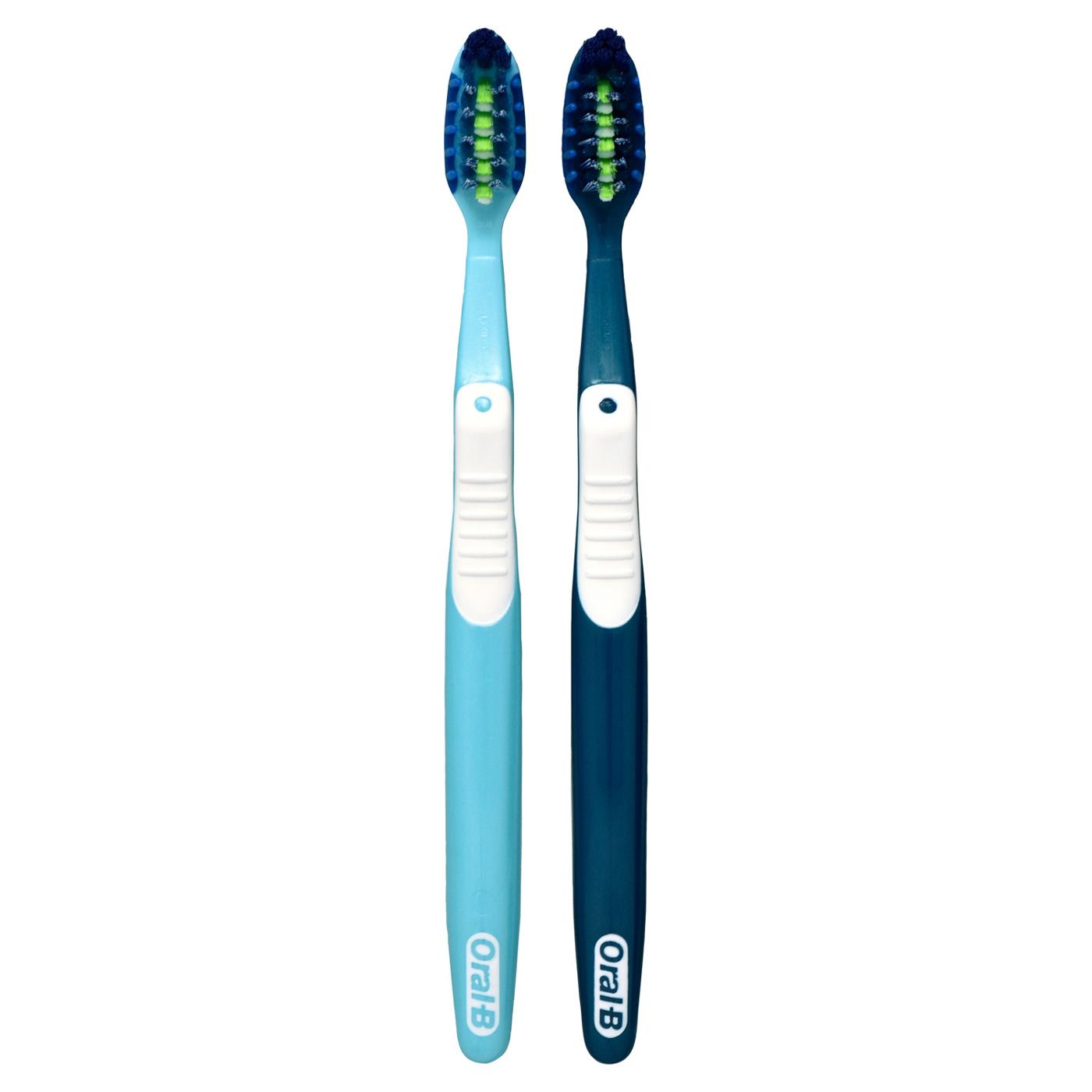 Oral-B Pro Clean Cross Action Toothbrushes - Deep Plaque Removal, Soft; image 5 of 10