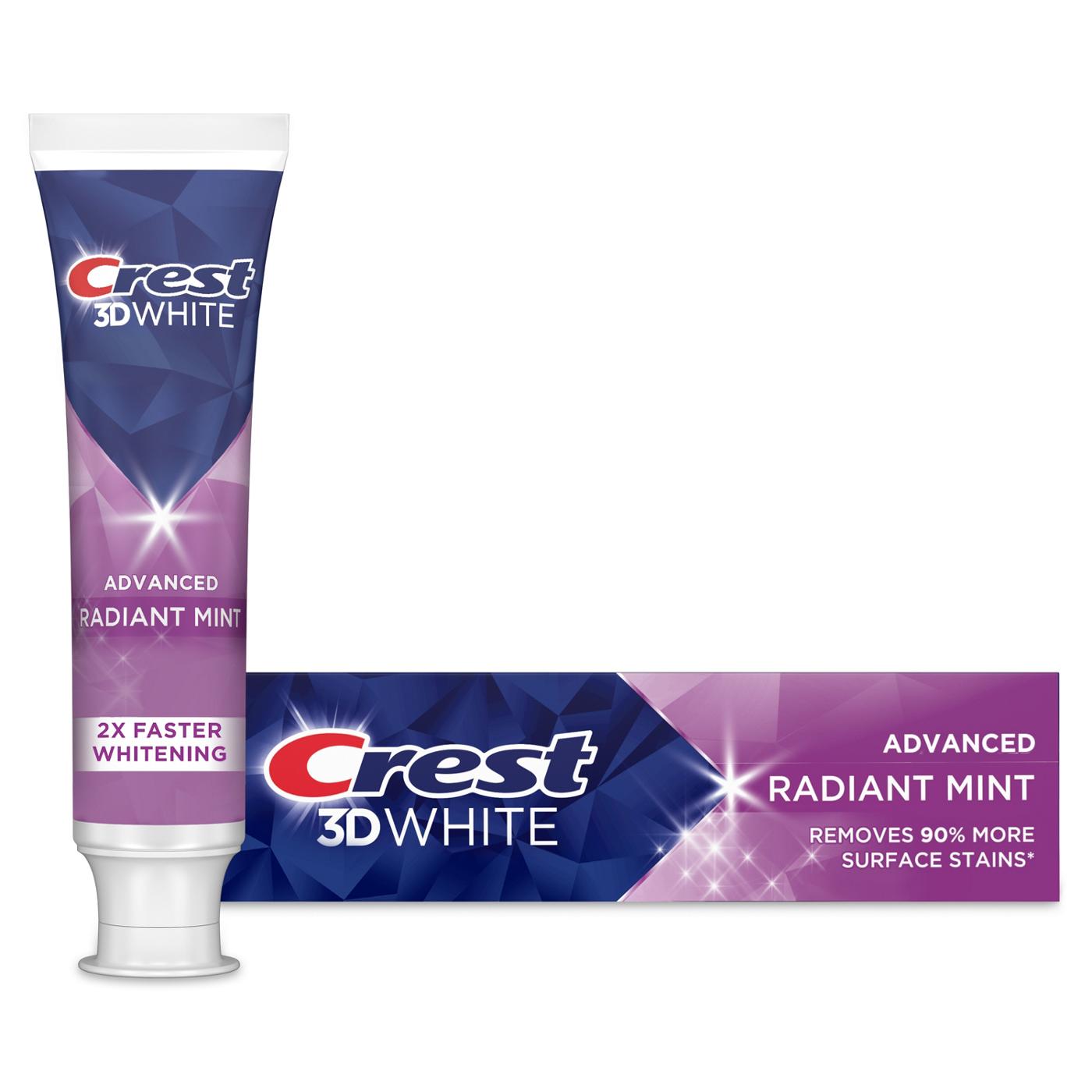 Crest 3D White Whitening Toothpaste - Radiant Mint; image 7 of 8