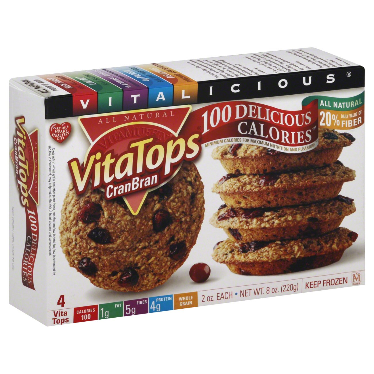 Vitalicious VitaTops CranBran - Shop At H-E-B