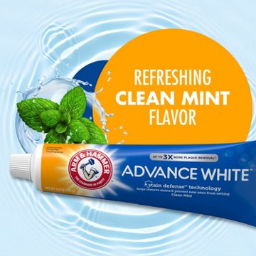 Arm & Hammer Advance White Anticavity Fluoride Toothpaste – Clean Mint, 6 oz