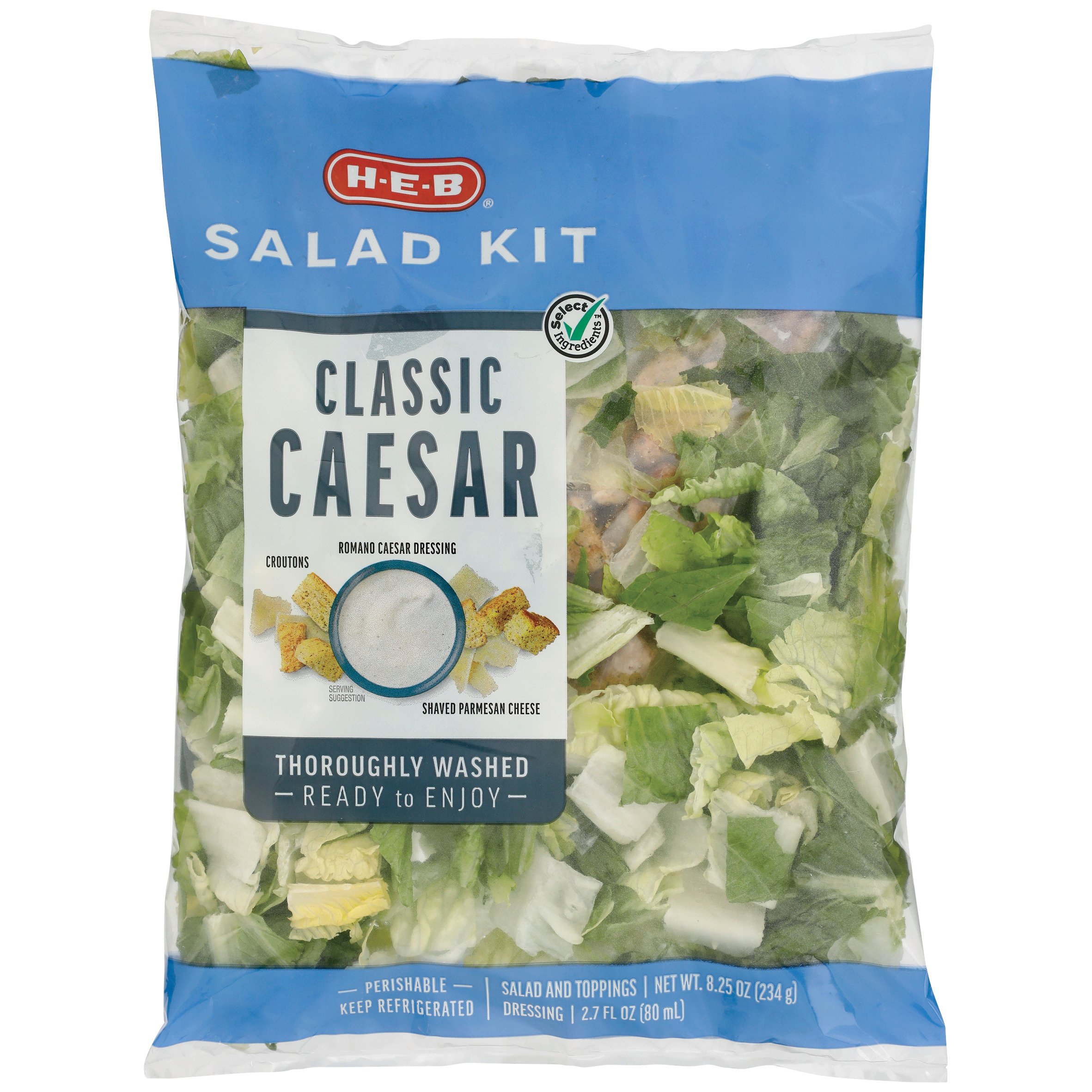 H-E-B Salad Kit - Classic Caesar - Shop Ready Meals & Snacks At H-E-B