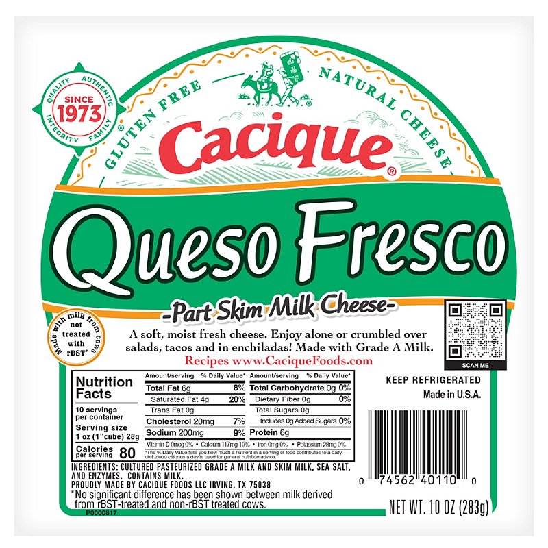 Cacique Queso Fresco Cheese Shop Cheese at HEB