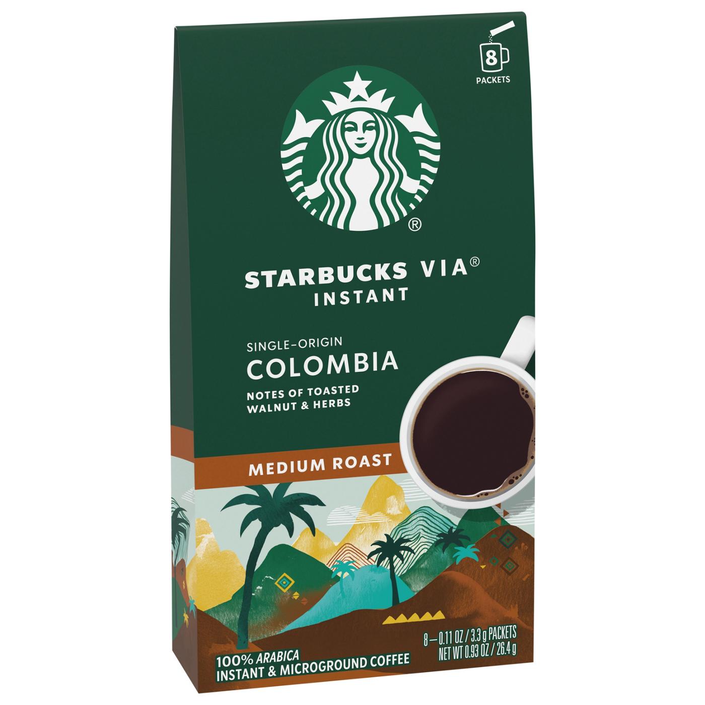 Starbucks VIA Ready Brew Colombia Medium Roast Instant Coffee Packets; image 4 of 4