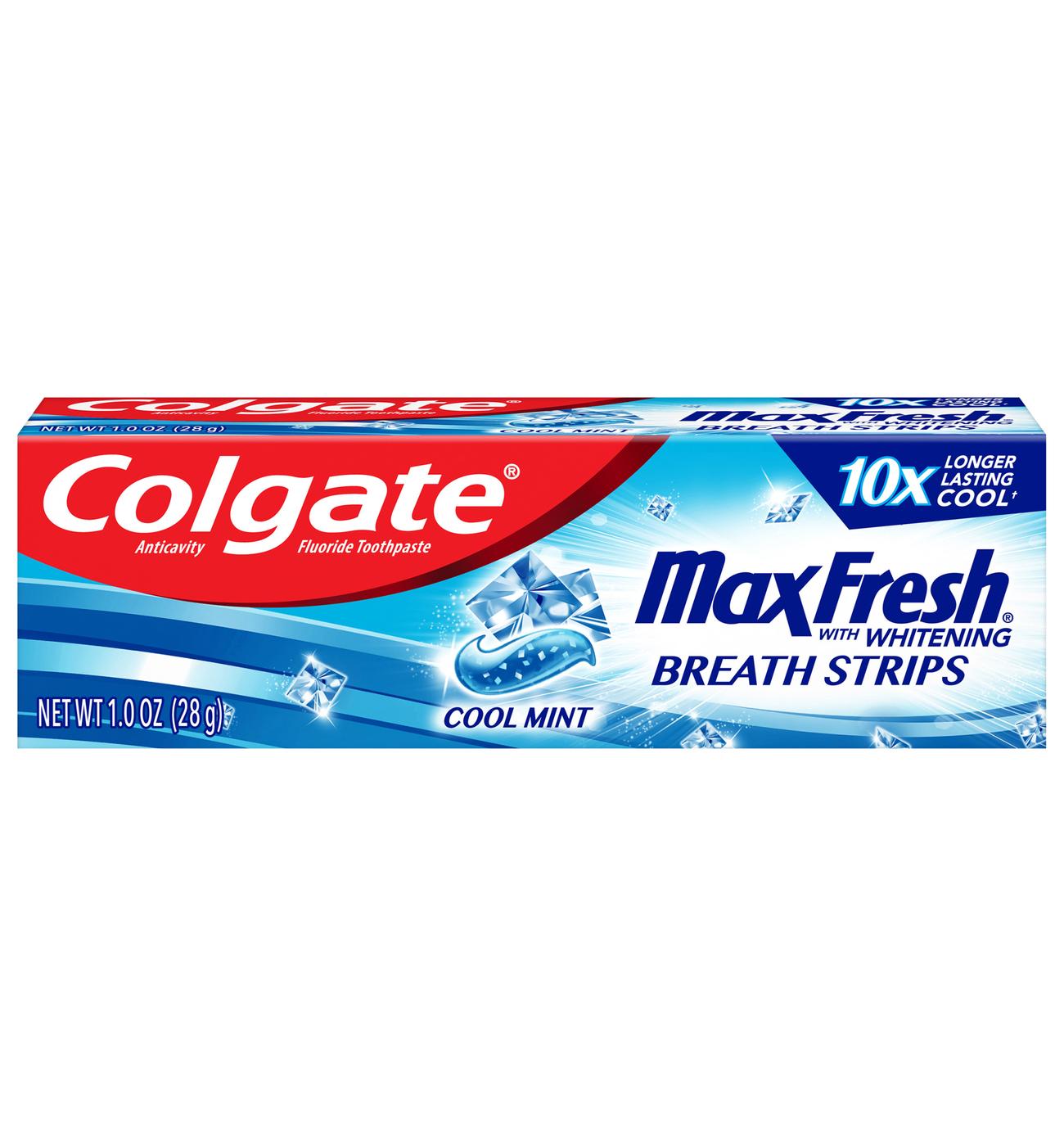 Colgate Travel Size Max Fresh Anticavity Toothpaste - Cool Mint; image 1 of 9