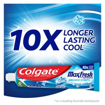 Colgate Travel Size Max Fresh Anticavity Toothpaste - Cool Mint, 1 oz