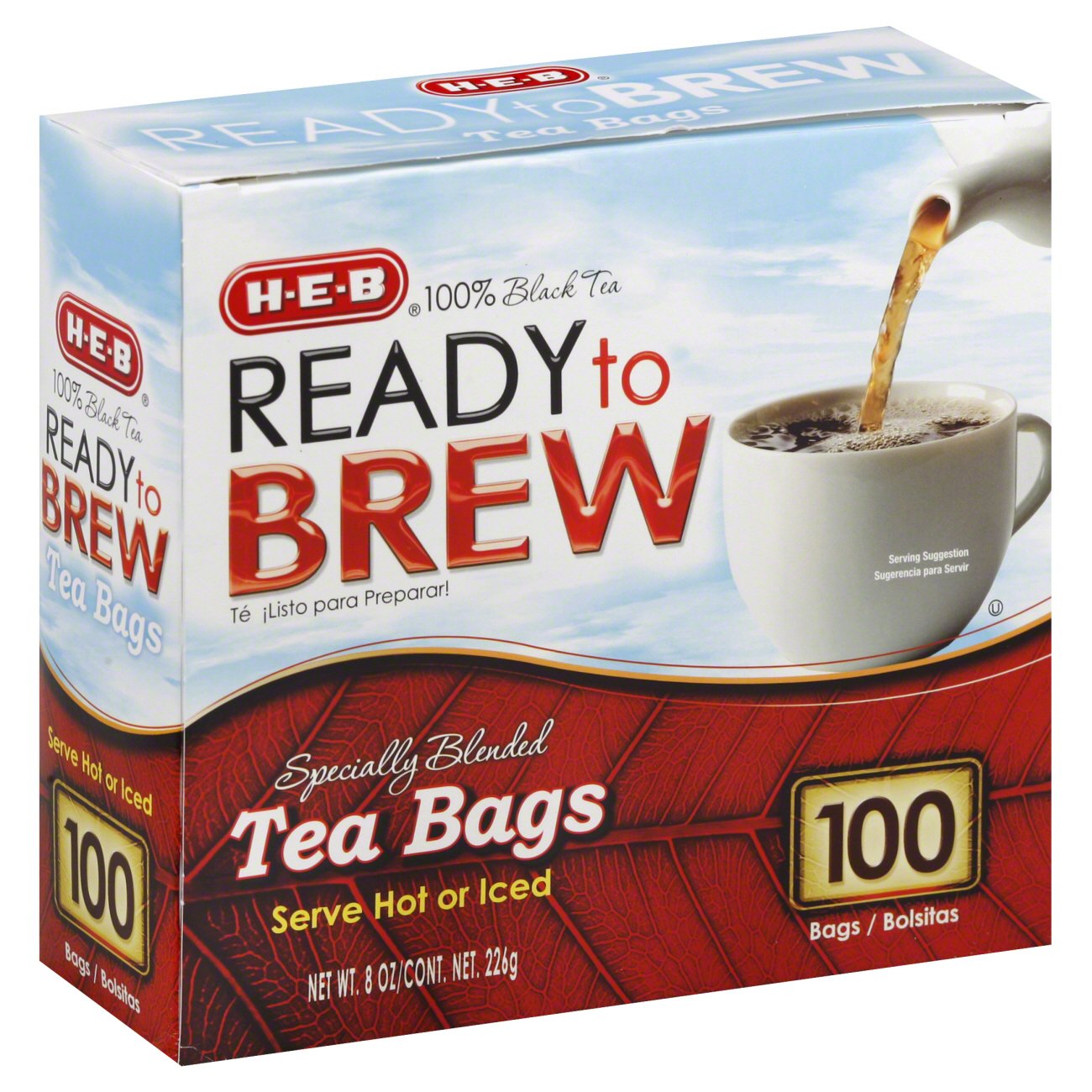 H-E-B Peach Lemon Cold Brew Herbal Tea Bag - Shop Tea at H-E-B