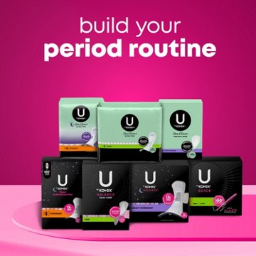 U By Kotex Click Compact Super Tampons, 16 ct