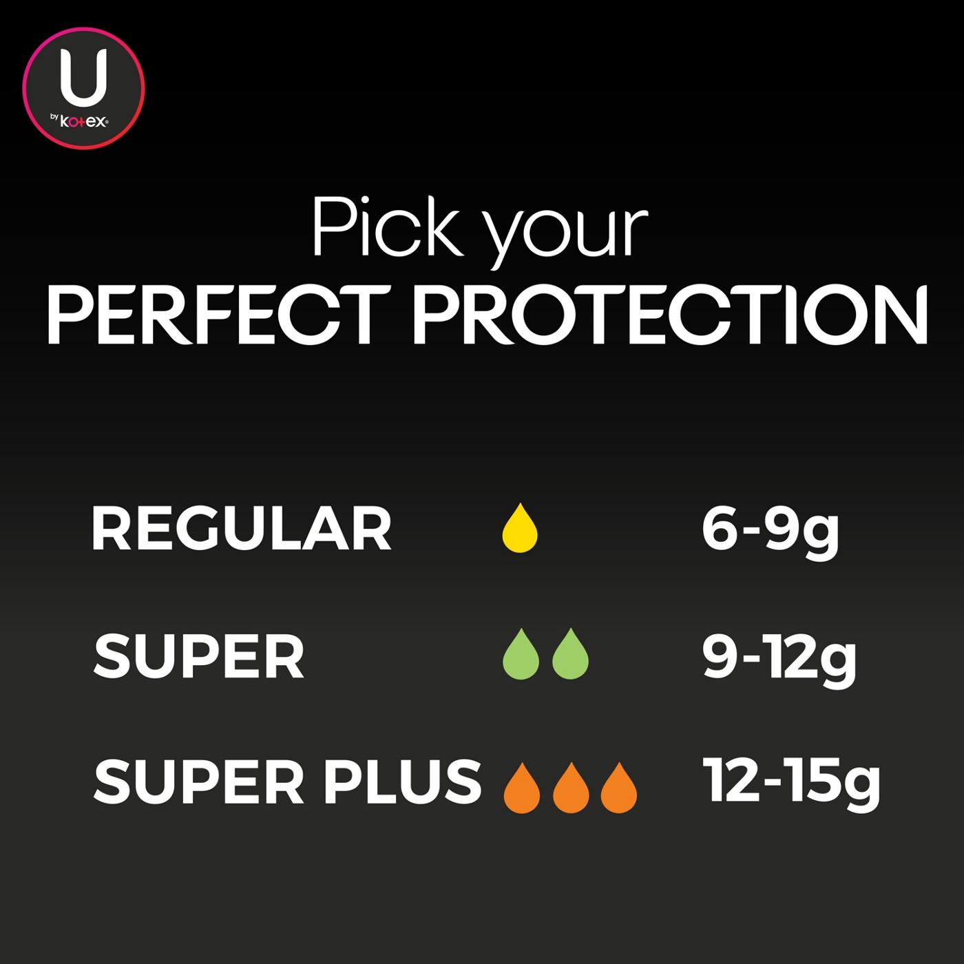 U By Kotex Click Compact Super Tampons; image 6 of 6