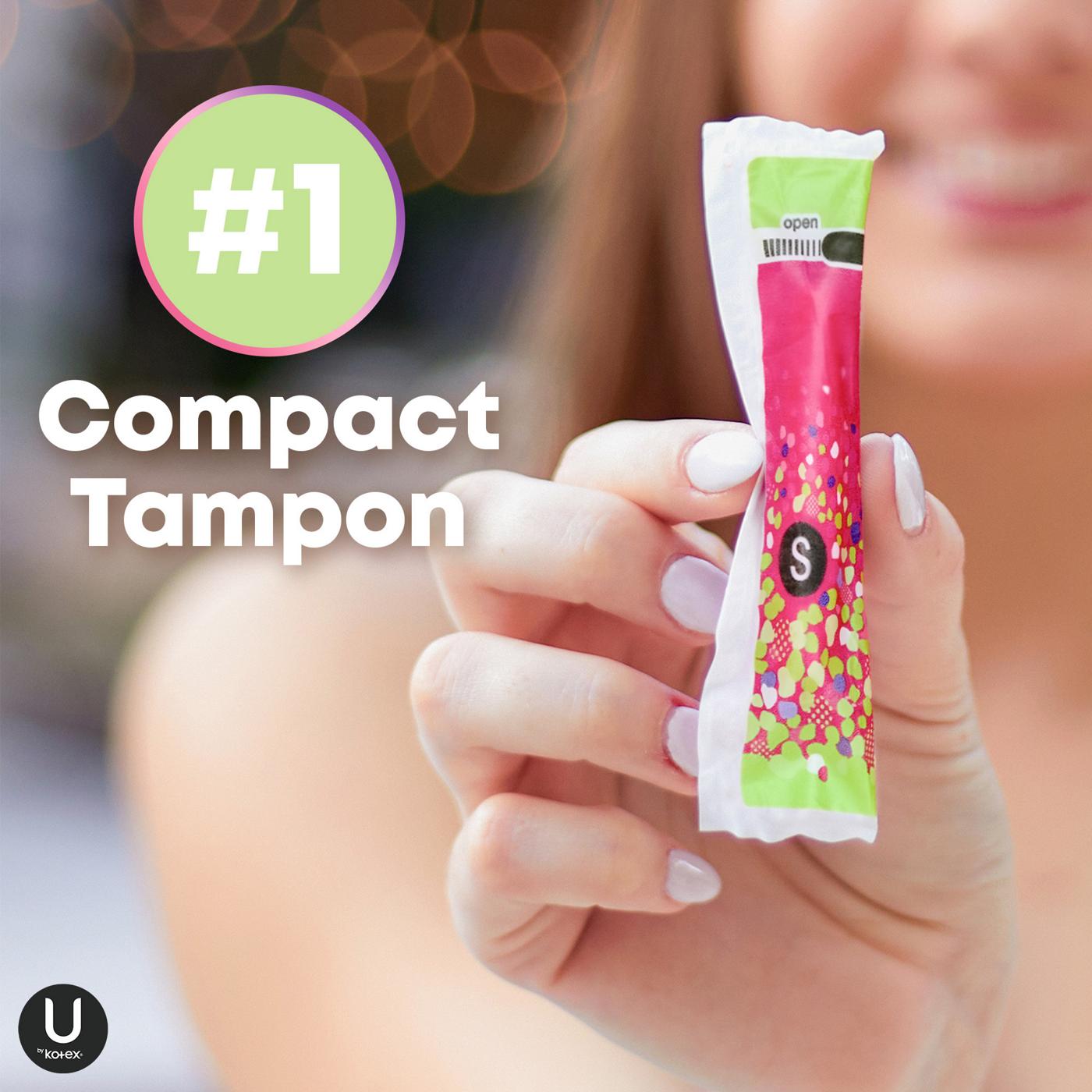 U By Kotex Click Compact Super Tampons; image 8 of 8