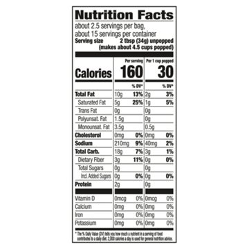 ACT II Kettle Corn Microwave Popcorn, 6 ct
